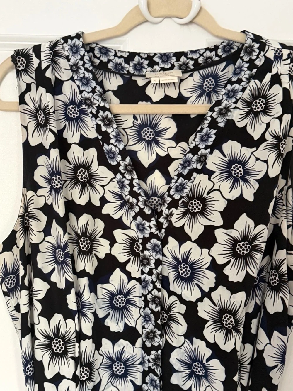 Kate Spade New York Hollyhock Silk Printed Jumpsuit Size XL Black Multi Silk